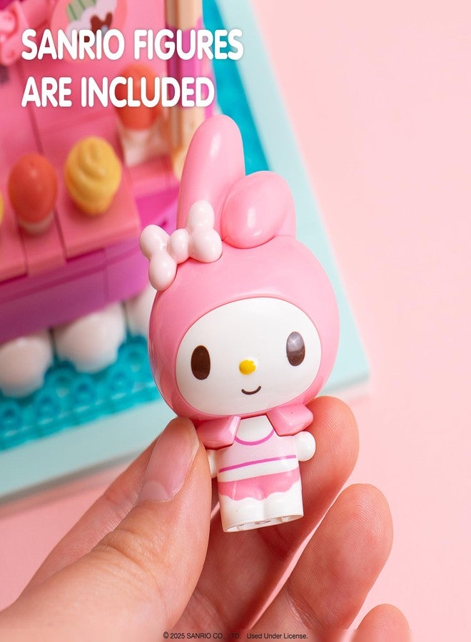 Hamee Sanrio Hello Kitty and Friends ‘Summer Wunderland’ Cute Water Theme Park Building Block Set Birthday Gift, Party Favor, Stress Relief, Collectible Toy, Sanrio Fan, Relaxation - My Melody - Image 5