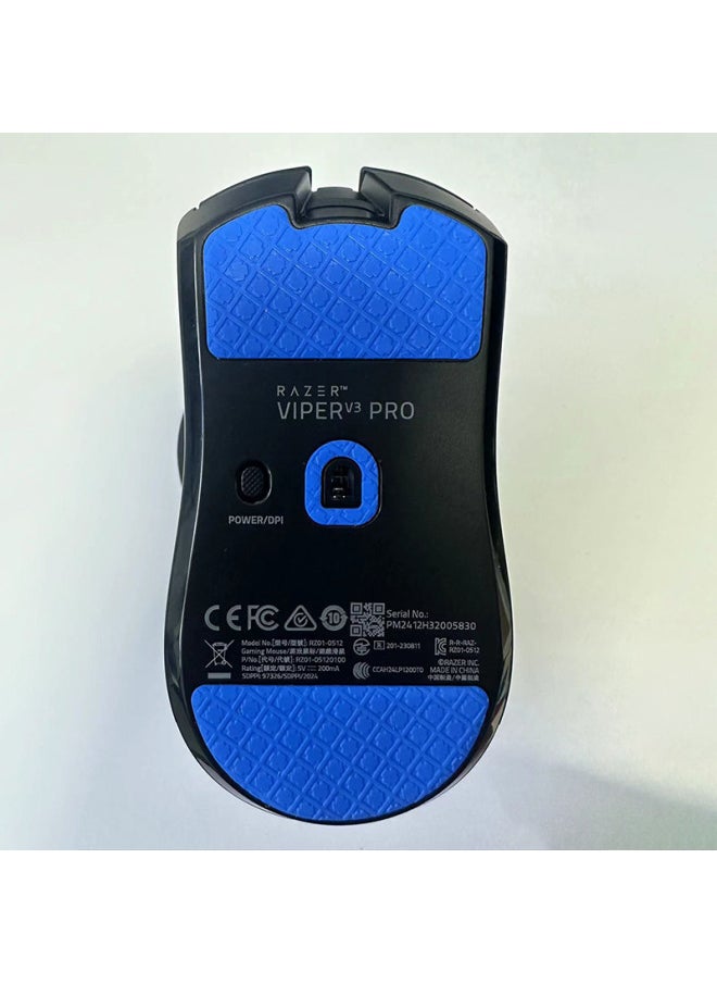 Generic - Suitable For Thunder Snake Venom Viper V3pro Mouse Foot Sticker Professional Edition Teflon Replacement Ice Skating Edition Foot Pad-Color:original Cyan - Image 1