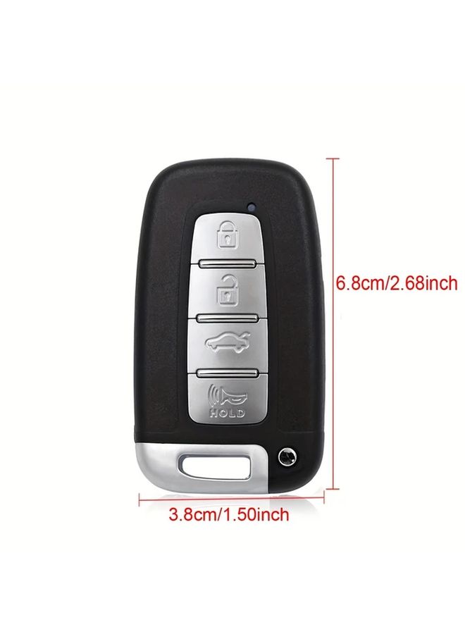4 Buttons Remote Key Fob Shell Case Replacement for Hyundai Tucson Kia - Image 2