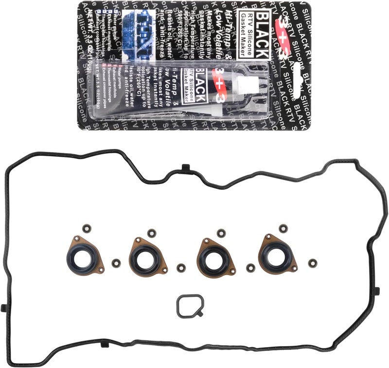 Cybal VS50953R 120305A2A01 Valve Cover Gasket Sets & Gasket Maker Compatible With 2013-2020【Acura】ILX/TLX【Honda】Accord/CR-V 2.4L L4 Replace#123415A2A01,123425A2A01,VS50887,0362067,VS50916,AVC174,0362089 - Image 1
