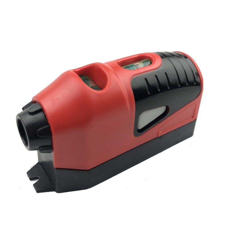 Red Bubble Level: Compact Lightweight Portable High Brightness Line Large Power Light Source - Fixed Pin Easy Wall Mounting Accurate Positioning System for Architecture Construction Equipment Installa - Image 1