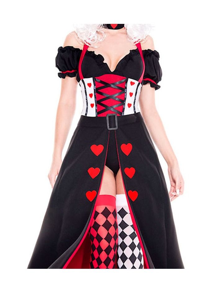 Charmed Queen Costume for Women，Including tops, tied skirts, headwear, and socks - Image 4