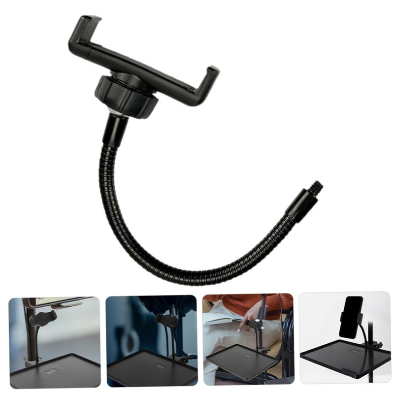 4Pcs Flexible Microphone Stand Phone Holder For Live Streaming And Recording Black - Image 4