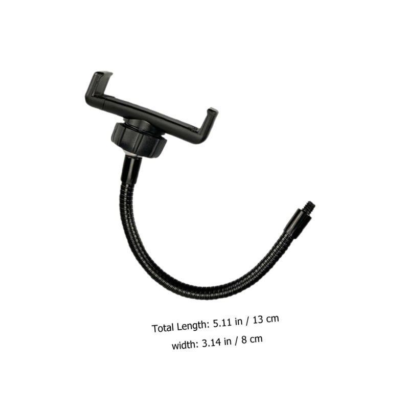4Pcs Flexible Microphone Stand Phone Holder For Live Streaming And Recording Black - Image 5