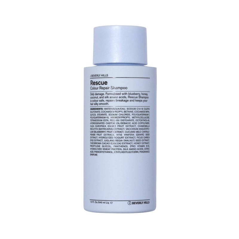 J Beverly Hills J Beverly Hills Blue Rescue Colour Repair Shampoo with Honey Extract for Hair Shine, 12 Oz 