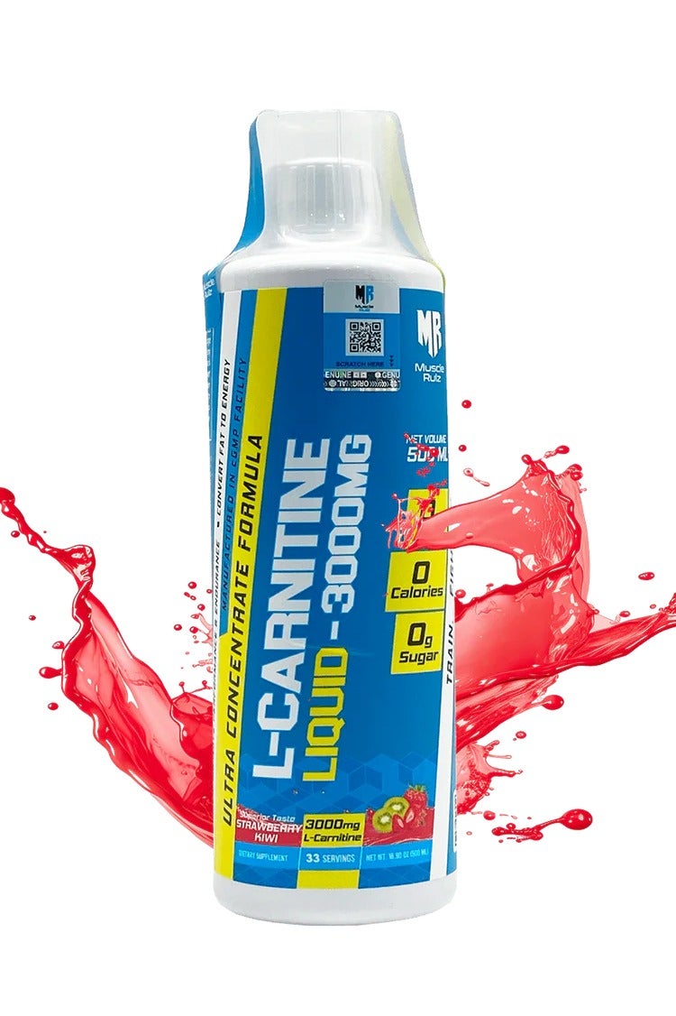 ماسل رولز إل-كارنيتين 3000 مجم فراولة كيوي - Image 1