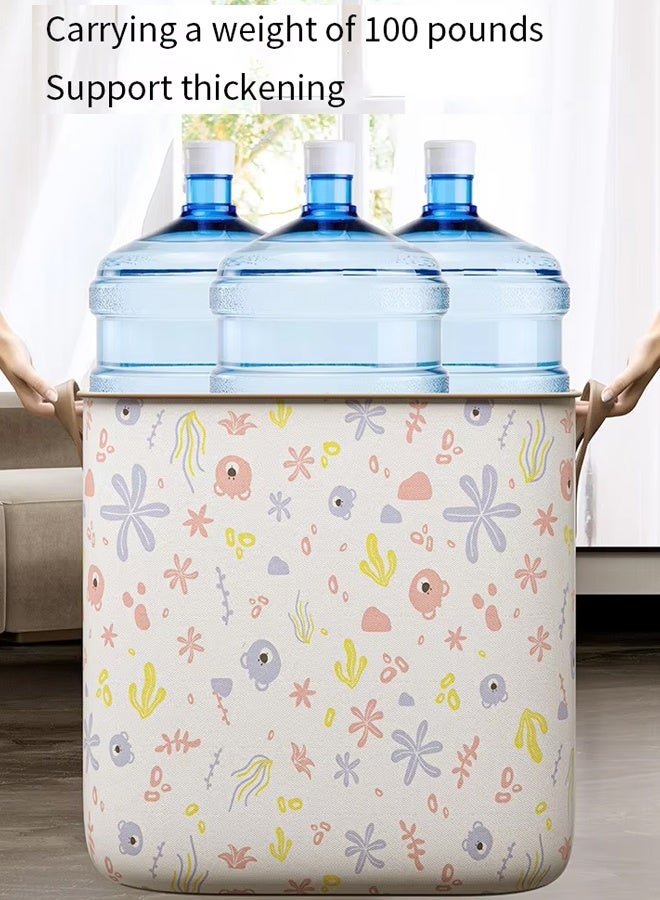 Large Capacity Storage Bag, Foldable Closet Organizers Storage Containers, with Durable Handle Zipper Waterproof Clothes Storage Box, for Clothing Blanket Bed Sheets Pillows and Toys, 180L - Image 5
