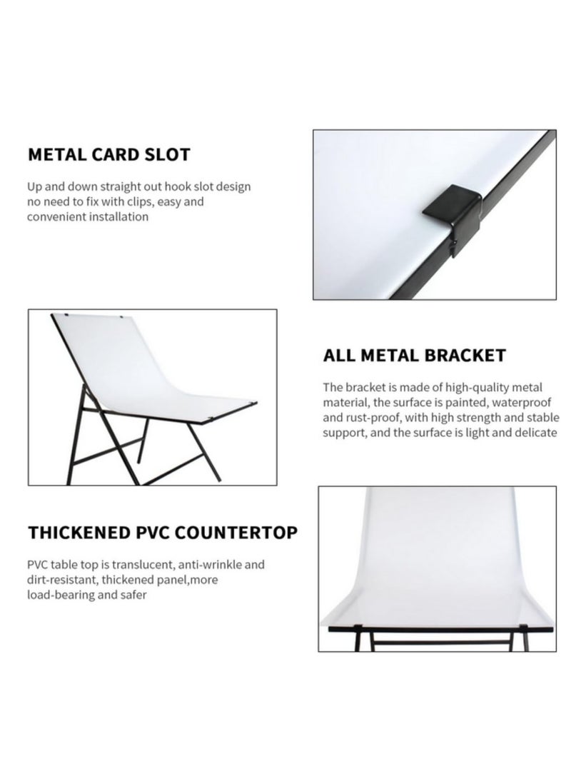 Folding Portable Specialty Photography Photo Studio Shooting Table Photo For Still Life Product Shooting 60 * 100cm - Image 3
