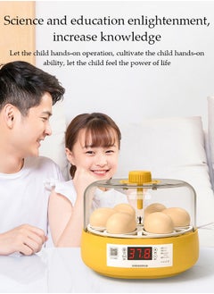 DUNISO Egg Incubator, Fully Automatic 6 Egg Poultry Incubator with Automatic Egg Flipping And Temperature Control, Equipped with A Spray Bottle, Suitable for Incubating Chickens, Ducks, and Geese, 171 * 142MM  - Image 3