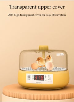 DUNISO Egg Incubator, Fully Automatic 6 Egg Poultry Incubator with Automatic Egg Flipping And Temperature Control, Equipped with A Spray Bottle, Suitable for Incubating Chickens, Ducks, and Geese, 171 * 142MM  - Image 4