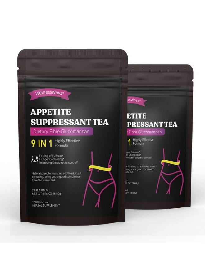 WelnessWays Appetite Suppressant Tea,Dietary Fibre Glucomannan,Highly Effective Formula - Image 5
