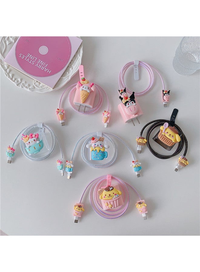 Beauenty The Series Fast Charging Head Protective Sleeve Is Suitable For Apple Fast Charging Head 18/20W European Regulations And American Regulations Festival-Specifications:Ice Cream Pudding Dog - Image 2