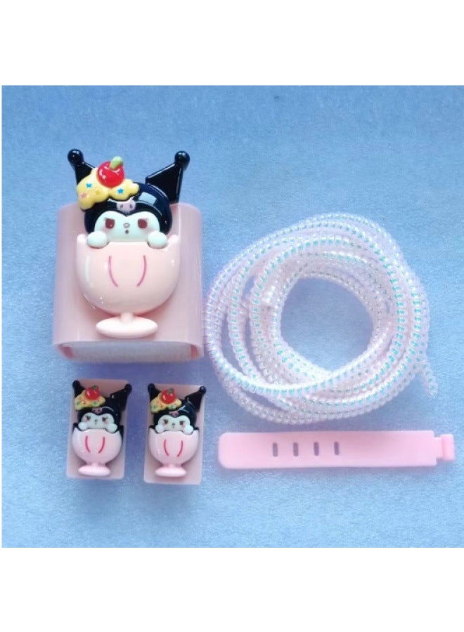 Beauenty The Series Fast Charging Head Protective Sleeve Is Suitable For Apple Fast Charging Head 18/20W European Regulations And American Regulations Festival-Specifications:Ice Cream Pudding Dog - Image 5