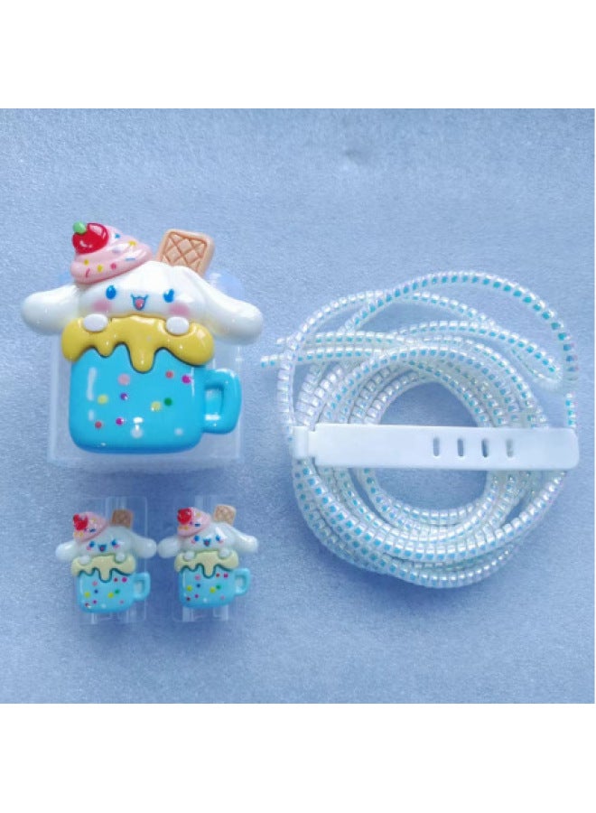 Beauenty The Series Fast Charging Head Protective Sleeve Is Suitable For Apple Fast Charging Head 18/20W European Regulations And American Regulations Festival-Specifications:Ice Cream Pudding Dog - Image 4