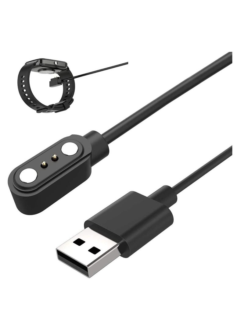 Generic 3.3FT Smart Watch Charger Magnetic, USB Charging Cable for YAMAY VeryFitPro SW023 ID205L SW021 ID205U ID205S SW025 Uwatch 3 3S 2 2S  - Image 1