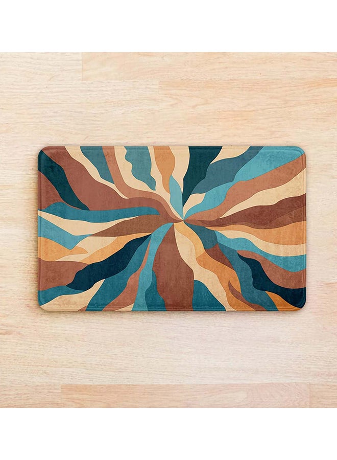 RIZARIES SuperSoft Ocean Design Door Mat, Non-slip Washable, 50 x 80cm - Image 2