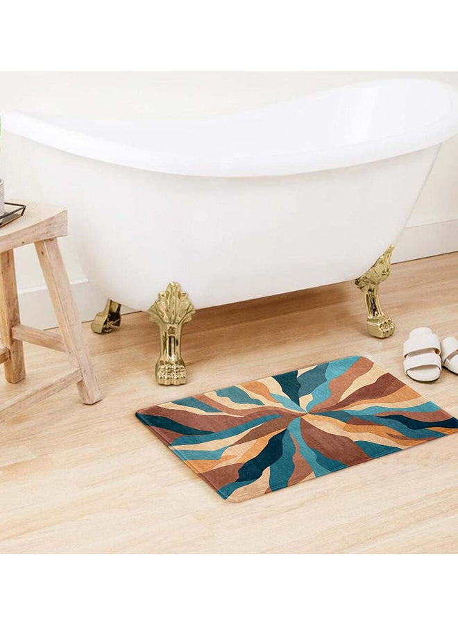 RIZARIES SuperSoft Ocean Design Door Mat, Non-slip Washable, 50 x 80cm - Image 3