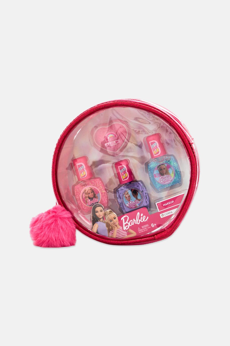 Toys For Less Kids Girl Barbie Makeup Set With PVC Pouch - Image 1