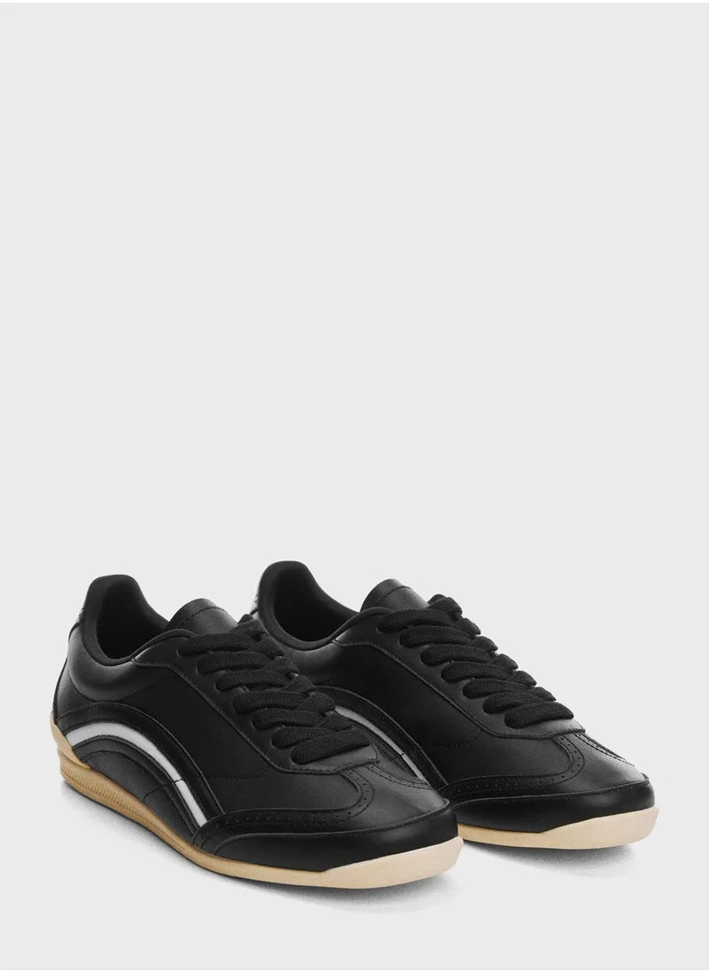 مانجو Meyer Lace Up Low Top Sneakers