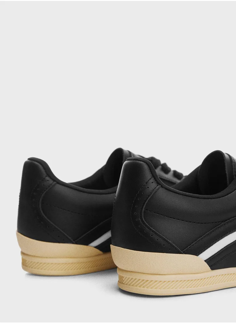 مانجو Meyer Lace Up Low Top Sneakers
