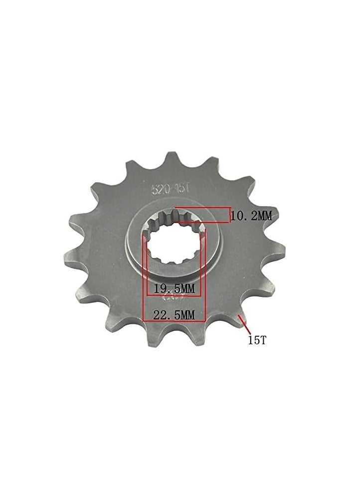 Wivplex Motorcycle Front Sprocket 520 15T - Image 3