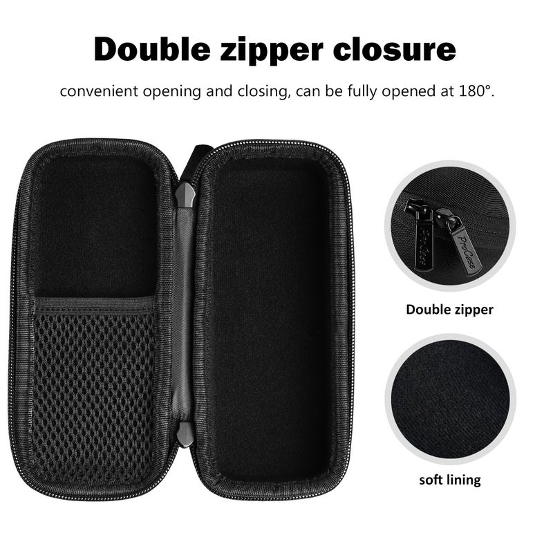 Procase Hard Case for Electric Trimmer and Shaver, Travel Organizer Carrying Bag for QP2520 QP2530 QP2620 QP2630 -Black - Image 5