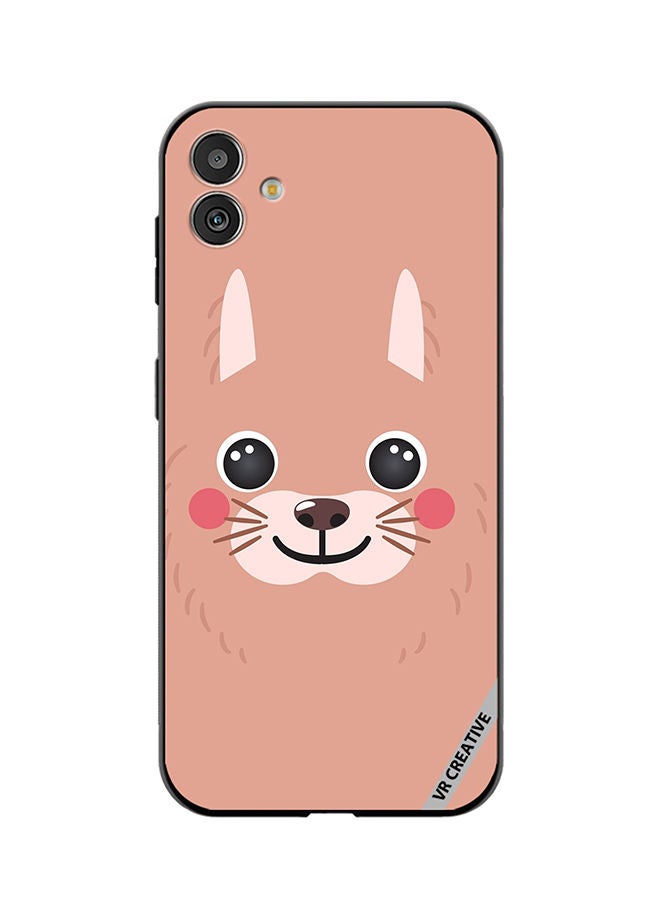VR CREATIVE Protective Case Cover For Samsung Galaxy F14 Lama Cartoon Face Design Multicolour - Image 1