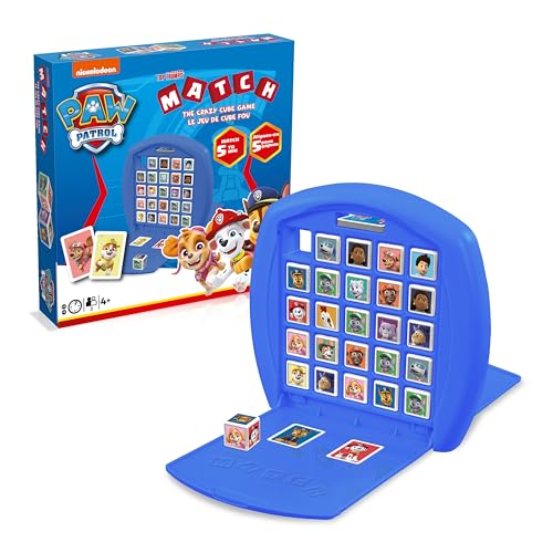 Top Trumps لعبة توب ترومبز ماتش - لعبة عائلية من باو باترول لألعاب الطاولة للأطفال والبالغين، لعبة مطابقة ولعبة ذاكرة، لعبة ممتعة للاعبين اثنين، ألعاب للأطفال، ذكريات وتعلم، ألعاب طاولة للأطفال من عمر 4 سنوات وما فوق - Image 1
