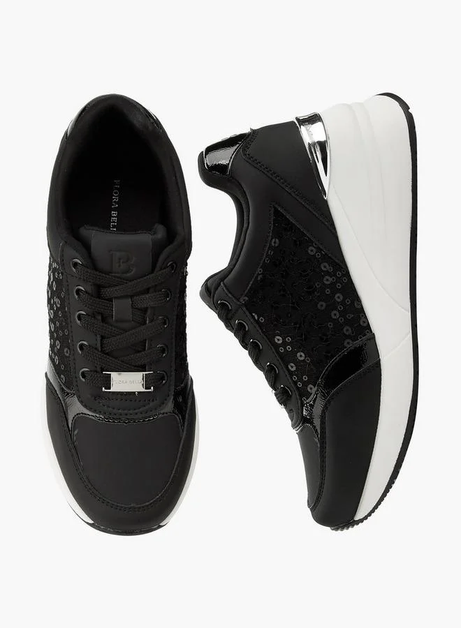 Flora Bella Women Lace-Up Ankle Sneakers