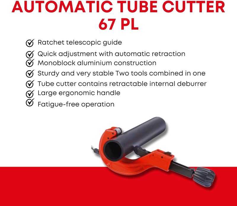 Rothenberger قاطع الأنابيب التلسكوبي الأوتوماتيكي من روثينبرجر 70031 67 PL - Image 2