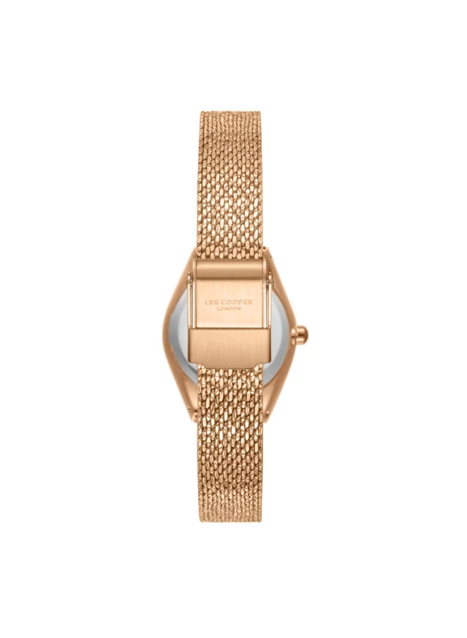 Lee Cooper Women's Mesh Analog Watch LC08140.410 - 24 mm