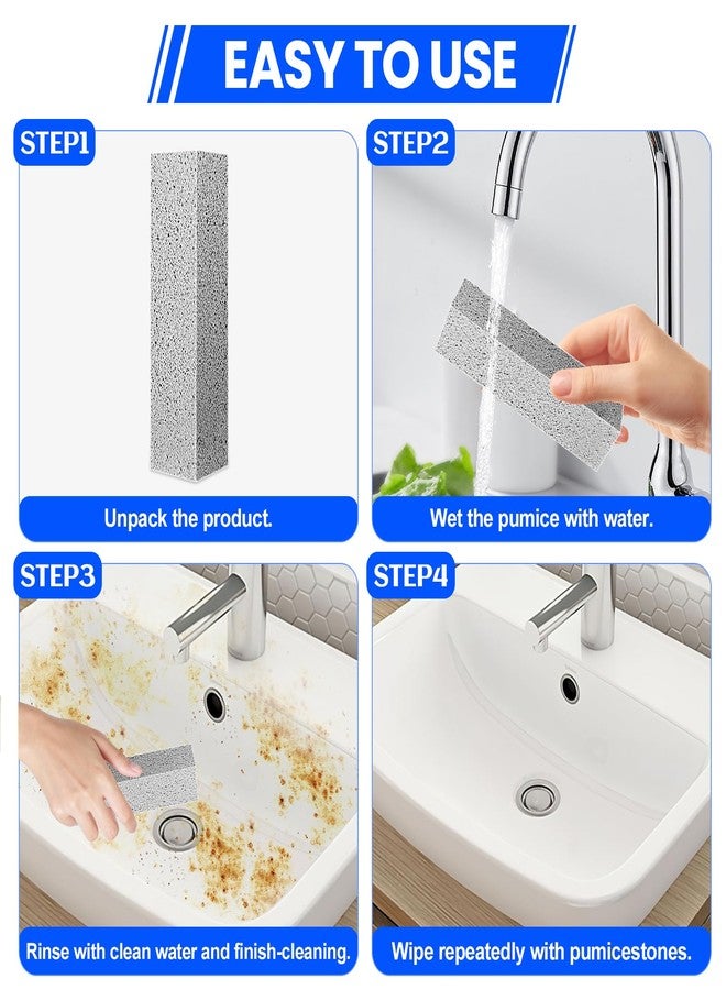 Riuja 6 Pack Pumice Stone Toilet Bowl Cleaner, Scouring Stick for Toilet Cleaning, Powerfully Cleans Toilets, Bathtubs, Grills, Swimming Pools, Sinks - Image 3