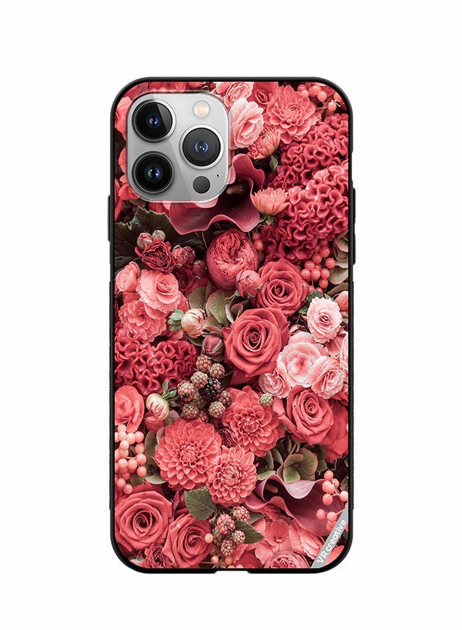VR CREATIVE Protective Case Cover For Apple iPhone 11 Pro Rose Design Multicolour - Image 1