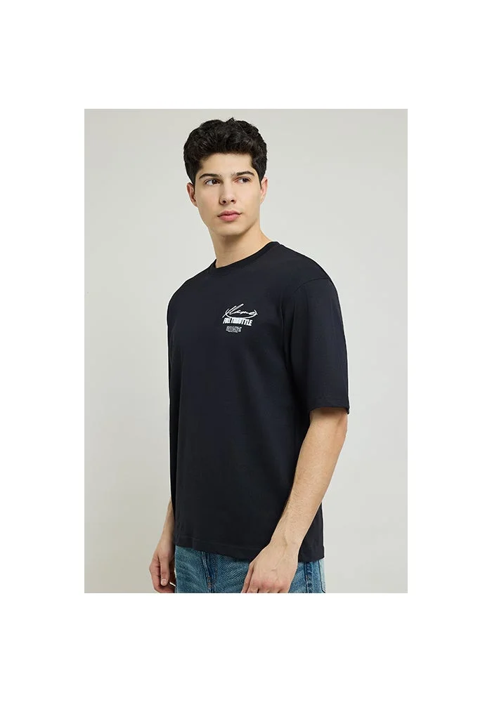 R&b  Printed T-Shirt with Crew Neck and Short Sleeves for Men | Best Price UAE