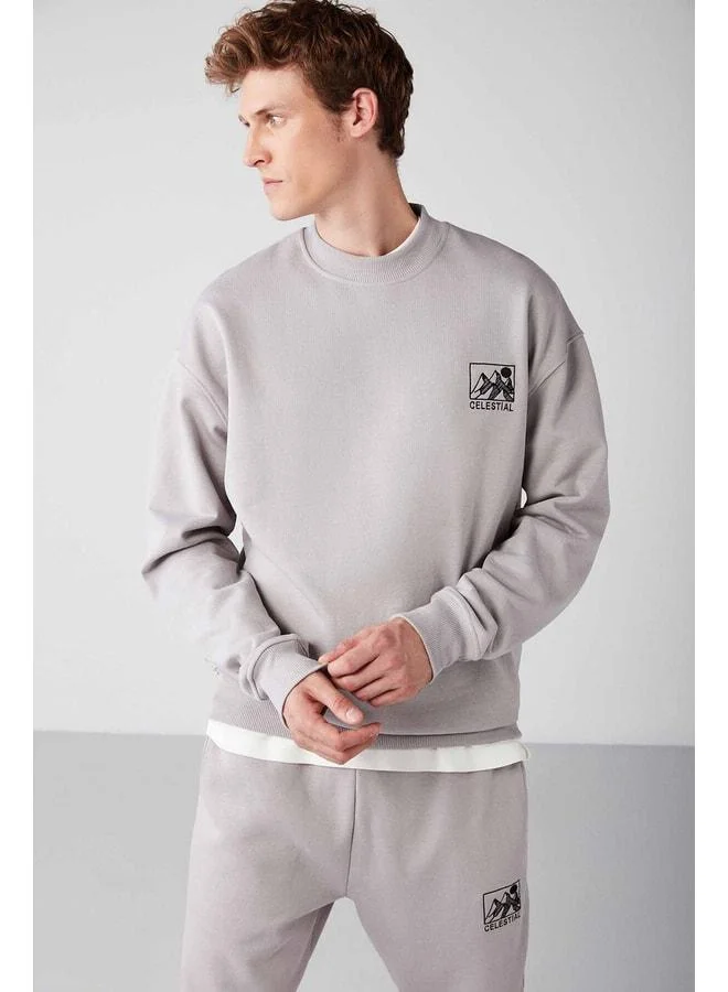 Grimelange Benjı Relaxed Regular Light Gray 2-Piece Tracksuit.
