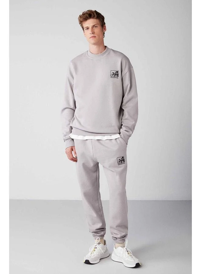 Grimelange Benjı Relaxed Regular Light Gray 2-Piece Tracksuit.