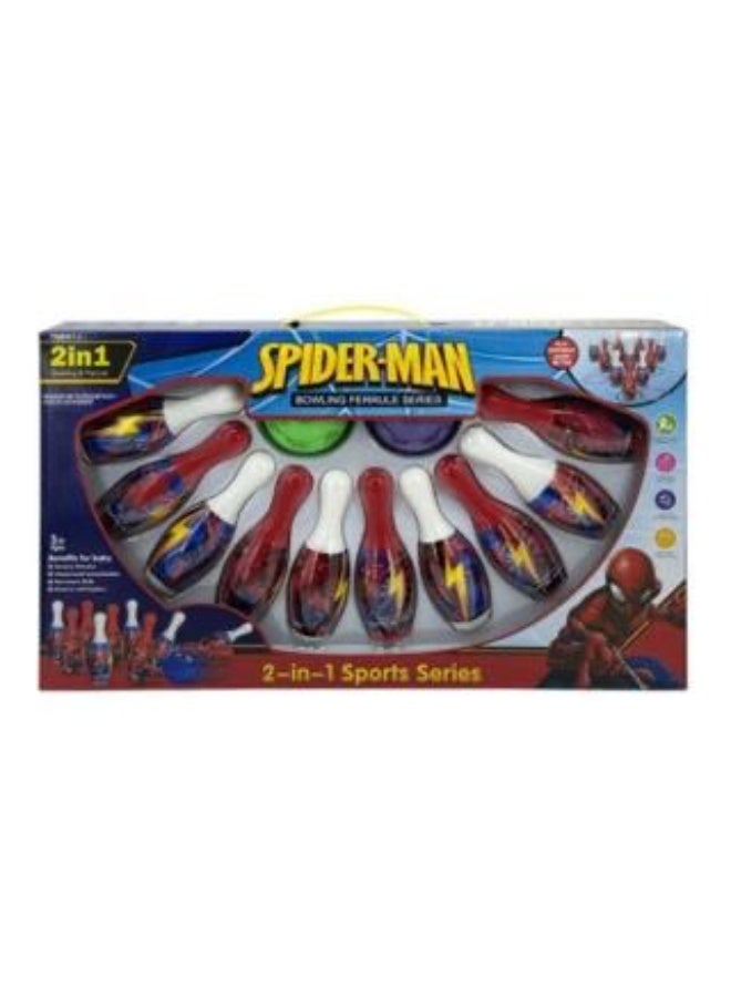 مجموعة ميجا أكشن هيرو بولينج سترايك مع دبابيس وكرة ملونة - Image 2