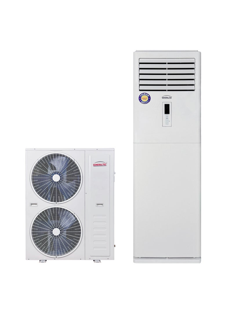 Generaltec 4 Ton Floor Standing Air Conditioner  T3 Copeland Scroll Compressor, 4D Air Flow, Turbo Cooling, Golden Fin, 3 Phase Power, Low Noise, Heavy Duty Split AC | Model GFAC48E11 | 1 Year Warranty & 5 Years Compressor 4880 W GFAC48E11 white - Image 3