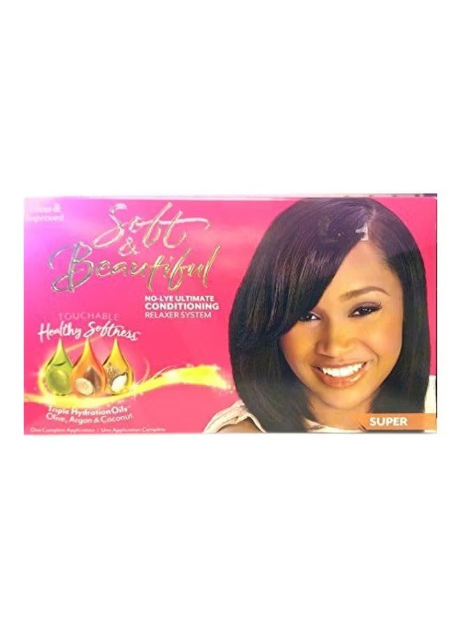 سوفت آند بيوتيفول نظام الاسترخاء الترطيبي النهائي No-lye