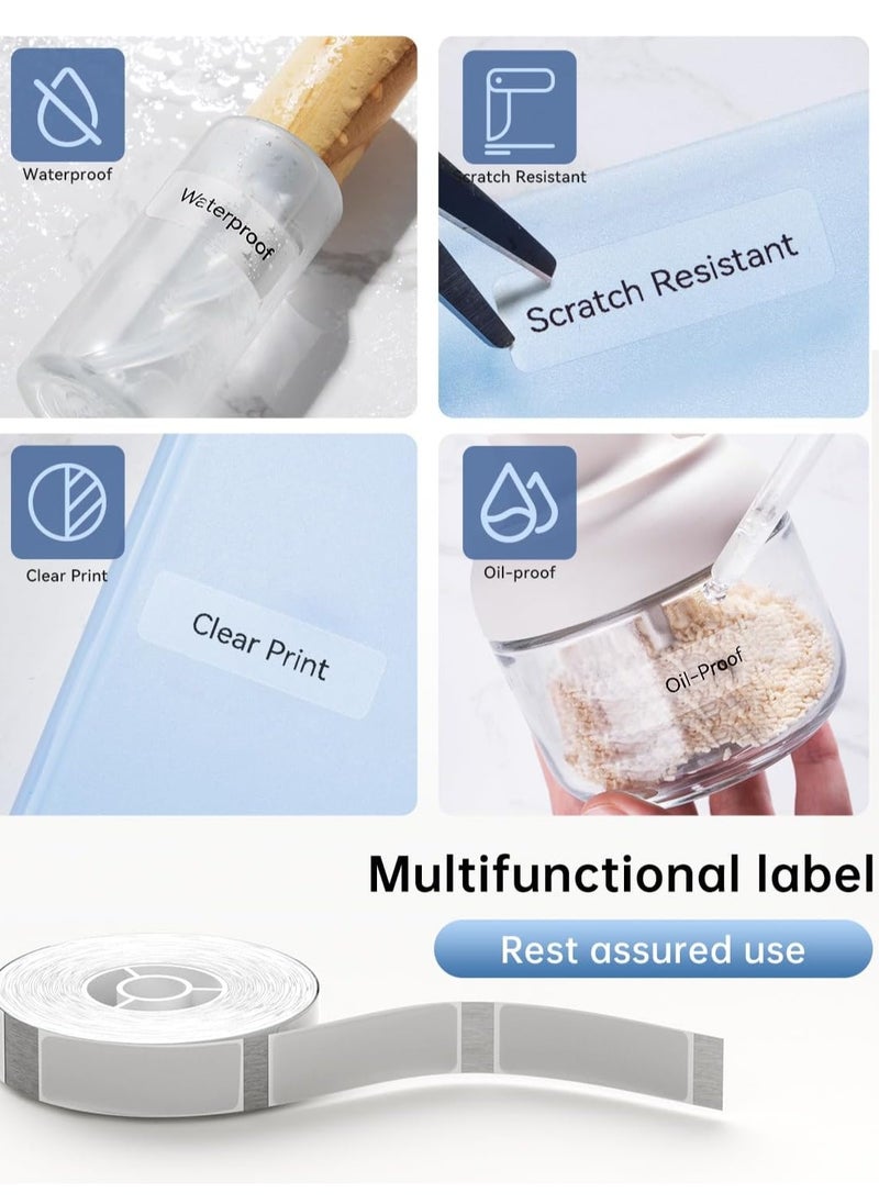 NIIMBOT - NIIMBOT Transparent Thermal Labels 14mm x 25mm 3Packs - Image 1