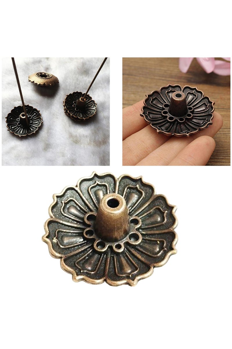 "An elegant and luxurious metal incense burner with artistic engravings.  "  - Image 3
