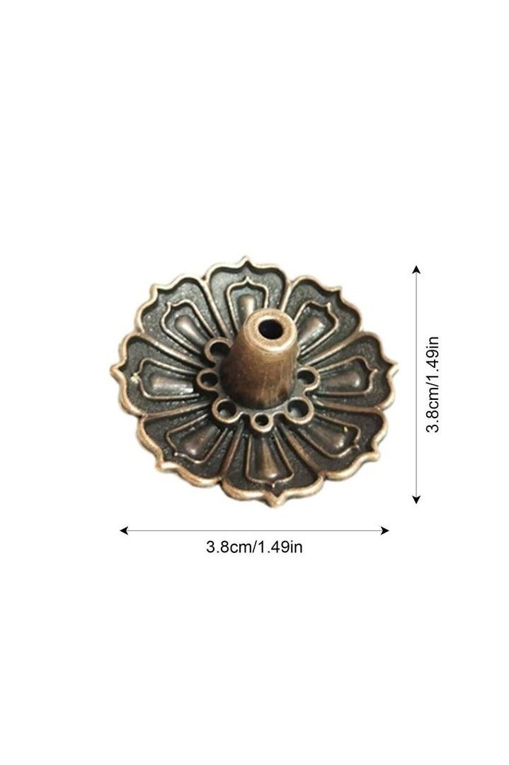 "An elegant and luxurious metal incense burner with artistic engravings.  "  - Image 5