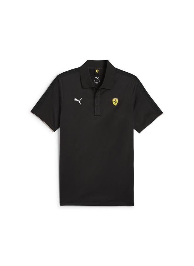 بوما تيشرت بولو Scuderia Ferrari Race من قماش Cloudspun للرجال - Image 4