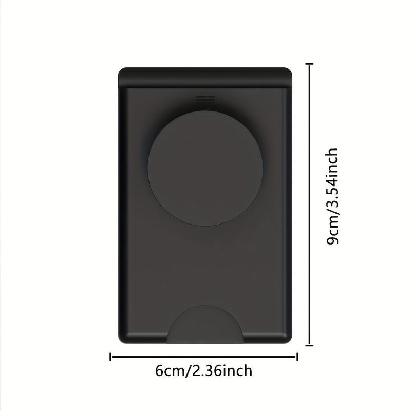 Colorful Magnetic Card Holder Ultra Thin Transparent Phone Card Case Compatible With IPhone 15 14 13 And Android ID Bank Access Transit Card Storage Portable Anti Lost Card Wallet For Students And Commuters - Image 2