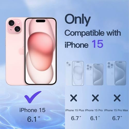 JETech Privacy Screen Protector for iPhone 15 6.1-Inch, Anti-Spy Tempered Glass Film with Easy Installation Tool, 2-Pack - Image 3