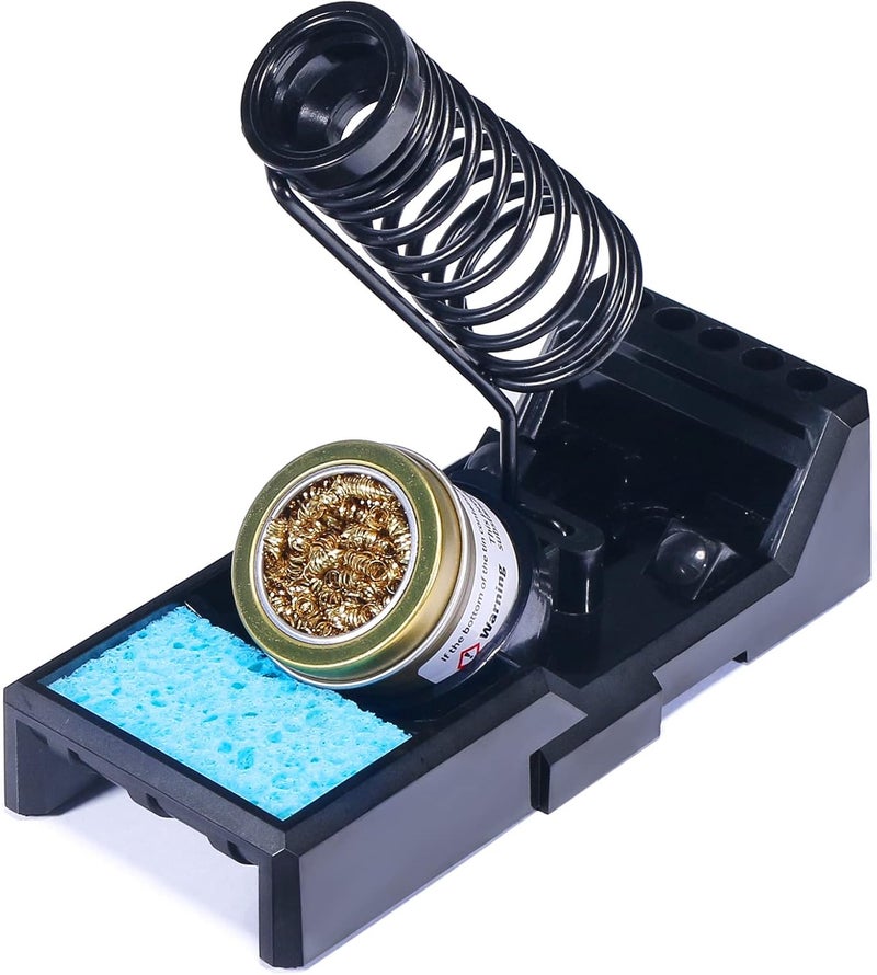 YIHUA X-4 Premium Soldering Iron Holder with Brass Wool and Cleaning Sponge - Image 1