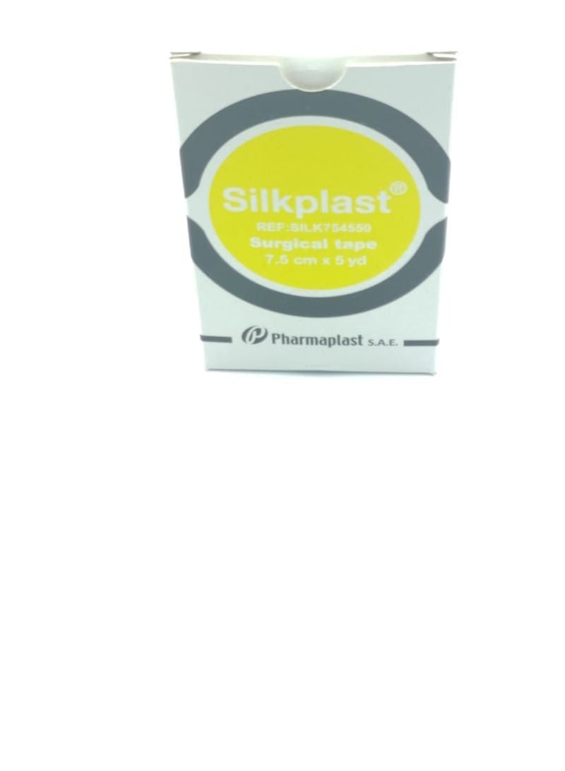 SILKPLAST Surgical Tap  7.5CM*5yd - Image 1