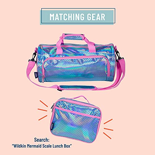 Wildkin Kids Dance Bag – Durable 600D Polyester Duffel Bag, Ideal for Ballet Class & Recitals - Mermaid Scales - Image 3