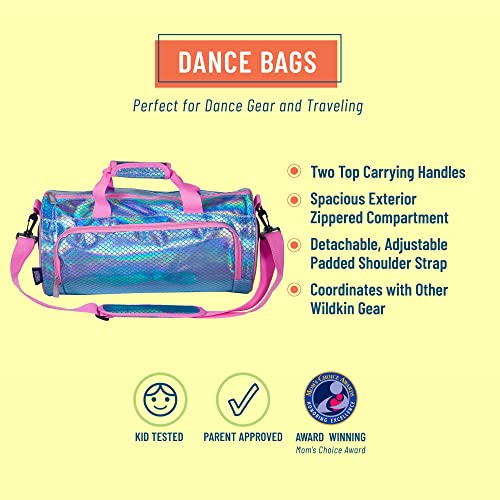Wildkin Kids Dance Bag – Durable 600D Polyester Duffel Bag, Ideal for Ballet Class & Recitals - Mermaid Scales - Image 2
