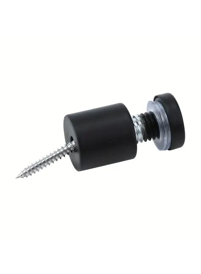 12 Pcs Matte Black Stainless Steel Standoffs Wall Mount Screws for Signs 1 Inch Length - Image 2